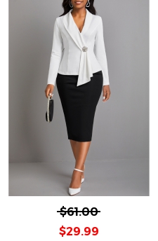 Black Asymmetrical Neck Long Sleeve Bodycon Dress